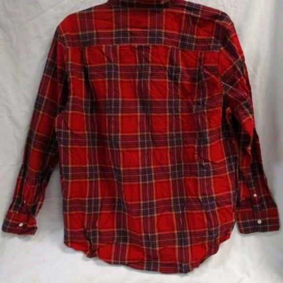 Place Family Holiday Plaid Dad's Shirt NWT - Picture 4 of 6